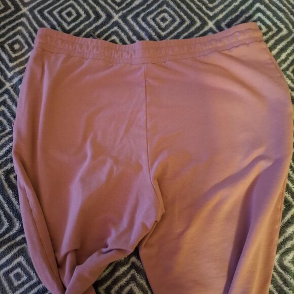 Banana Republic Coral Pink Viscose Blend Drawstring Sweatpants Sz XL - Picture 2 of 7